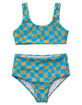 SEAESTA SURF Wavy Checks Girls Bralette Bikini Set image number 1