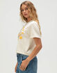 RIOT SOCIETY x Peanuts Van Snoopy Womens Crop Tee image number 3