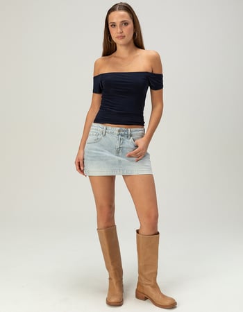 TILLYS Butter Soft Womens Off The Shoulder Top Alternative Image
