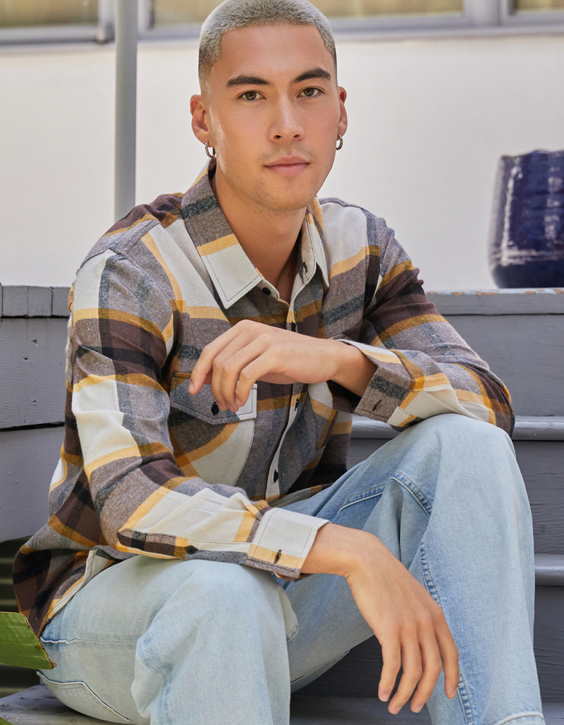 RSQ Mens Plaid Flannel image number 0