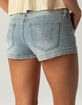 RSQ Womens Low Rise Butterfly Mini Shorts image number 2