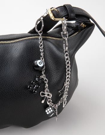 FULL TILT Multi Charm Punk Bag Charm Chain Alternative Image