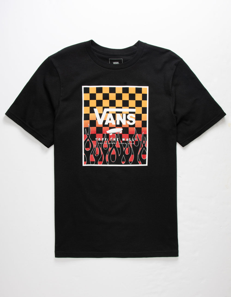 VANS Flame Gradient Print Boys T-Shirt image number 0