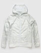 INDEPENDENT TRADING COMPANY Lightweight Mens White Windbreaker Jacket image number 1
