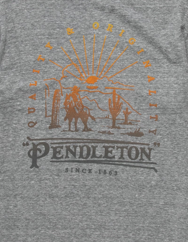 PENDLETON Ombre Cowboy Mens T-Shirt image number 1