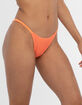 DAMSEL Mini Ruffle High Leg Bikini Bottoms image number 2