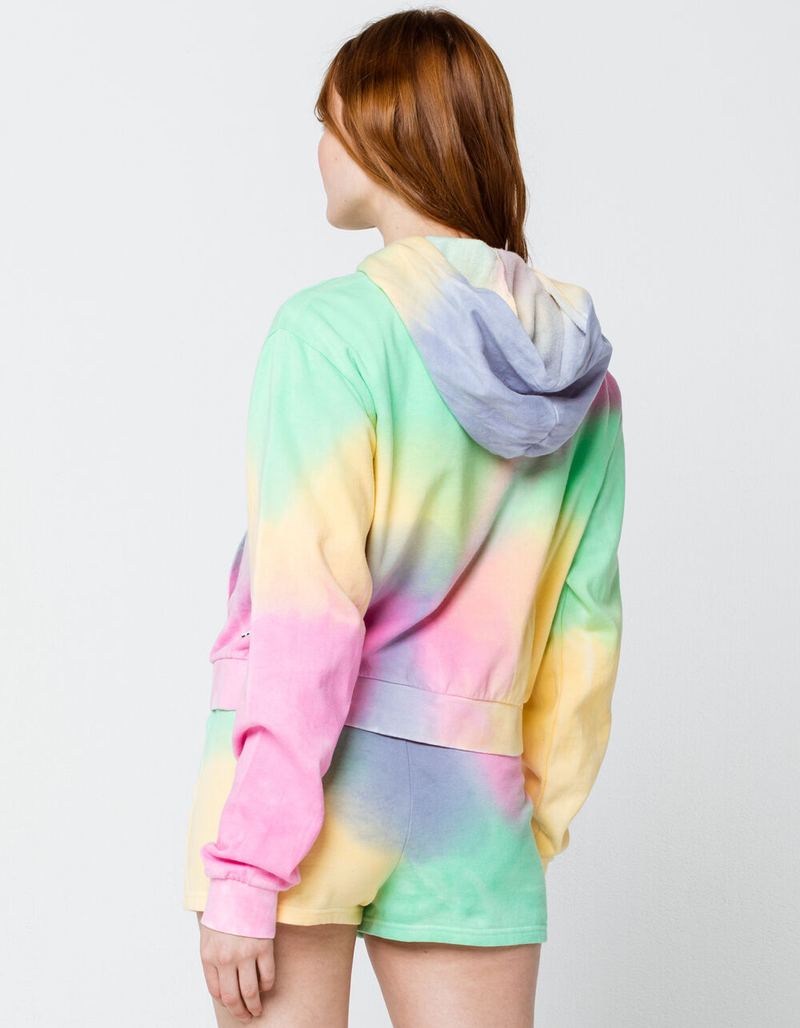 VANS Aura Tie Dye Womens Crop Hoodie image number 2