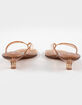 BAMBOO Stacy Womens Jelly Kitten Heels image number 6
