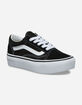 VANS Old Skool Platform Black & True White Kids Shoes image number 2