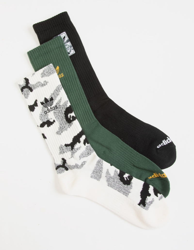 ADIDAS Originals Adi Camo Series 3 Pack Mens Crew Socks image number 0