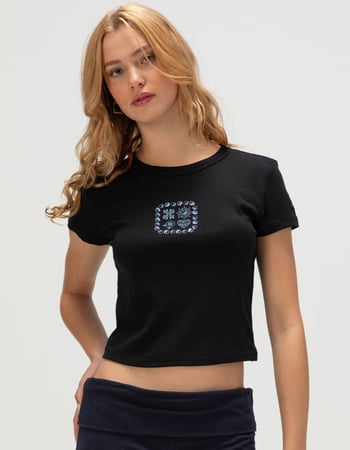 SANTA CRUZ Strange Womens Baby Tee Primary Image
