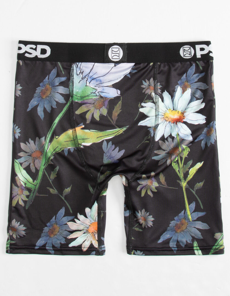 PSD Floral Daisy Boys Boxer Briefs image number 1