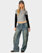 EDIKTED Lucine Layered Long Sleeve Tee image number 5