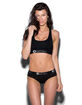 ETHIKA Midnight Black Sports Bra image number 1