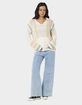 RIP CURL Revival Stripe Poncho Sweater image number 3