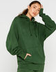 MADE Womens Green Hoodie Sweatshirt image number 1