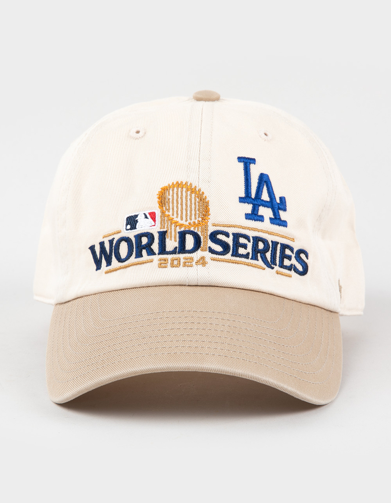 47 BRAND Gem Los Angeles Dodgers 2024 World Series '47 Clean Up Strapback Hat image number 1