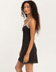 RSQ Womens Polka Dot Mesh Slip Dress image number 3