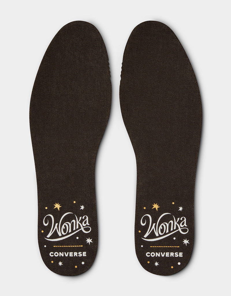 CONVERSE x Wonka Chuck 70 Chocolate Swirl High Top Shoes - BROWN 