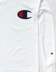 CHAMPION C Applique Logo White Mens T-Shirt image number 2