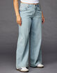 RSQ Womens Mid Rise Wide Leg Jeans image number 7