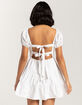 DEE ELLY Puff Sleeve Womens Babydoll Dress image number 2