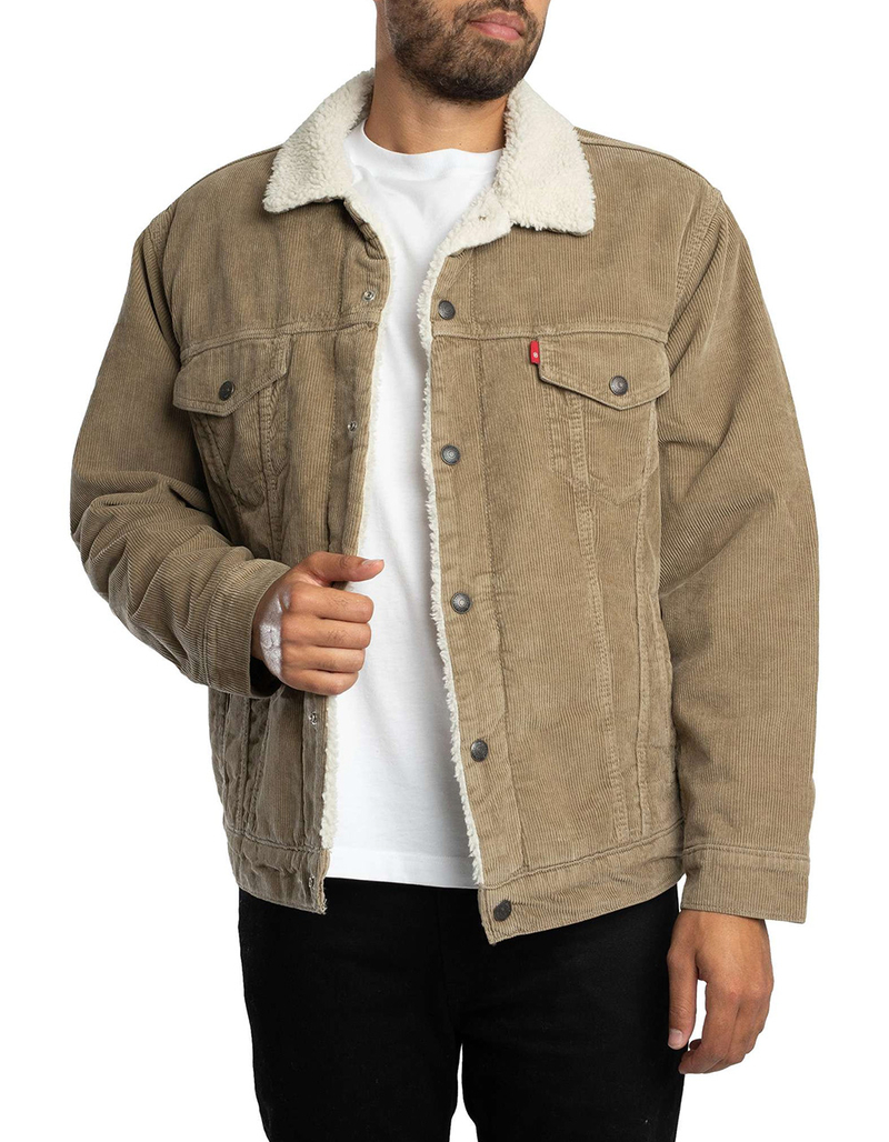 LEVI'S Sherpa Mens Trucker Jacket image number 1
