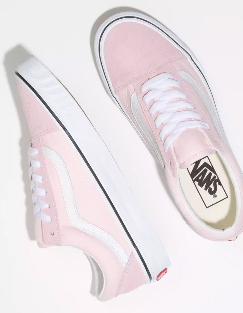 VANS Old Skool Blushing & True White Womens Shoes image number 2