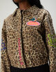 VON DUTCH Leopard Womens Bomber Jacket image number 2
