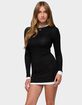 EDIKTED Norah Contrast Layered Mini Dress image number 1