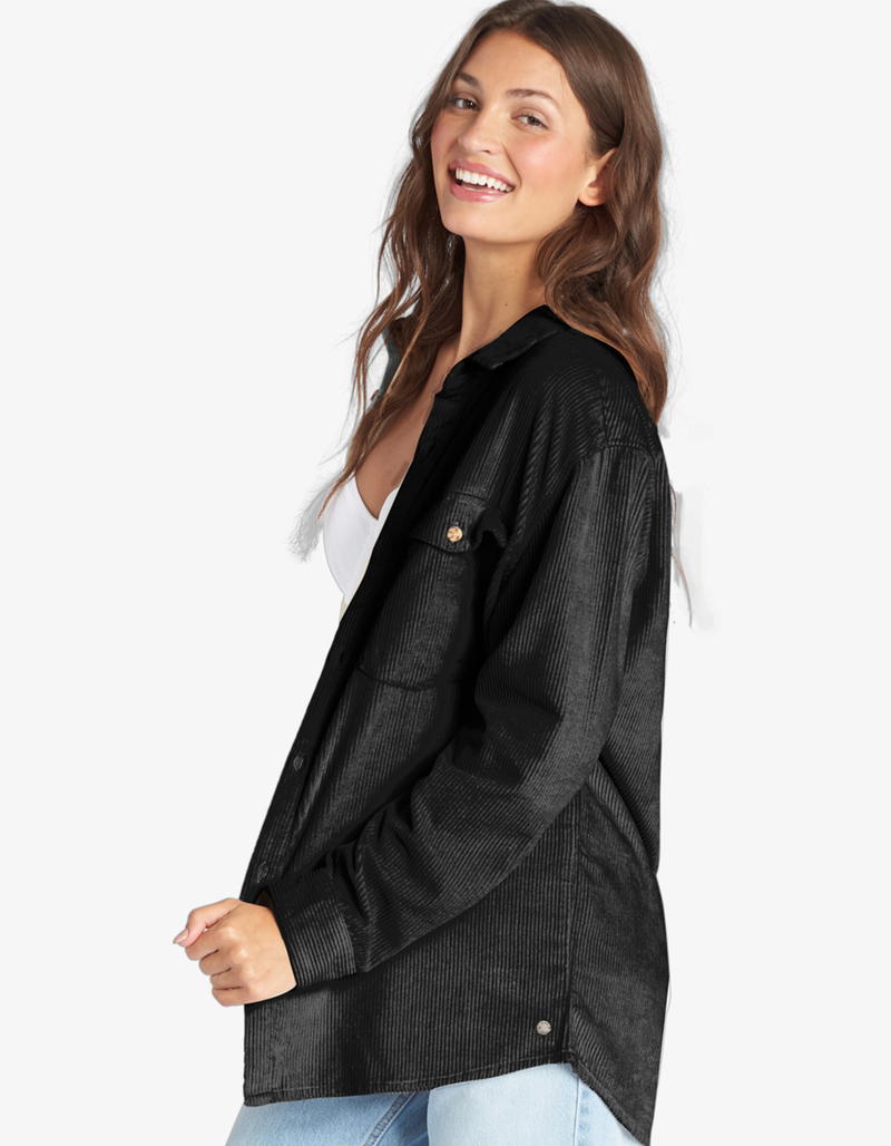 ROXY Let It Go Womens Corduroy Shirt image number 1