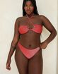 DIPPIN' DAISY'S Amalfi String Tie Bandeau Bikini Top image number 5