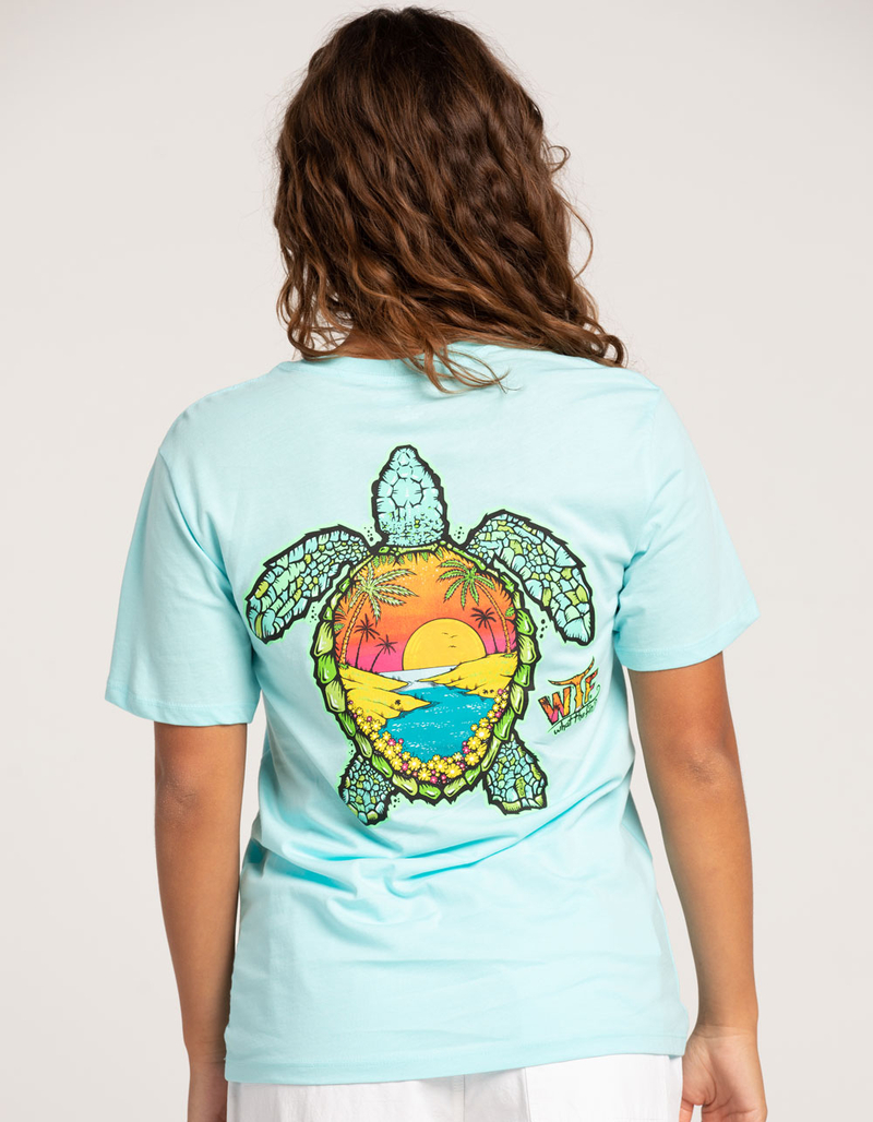 WHAT THE FIN Turtle Womens Tee image number 0