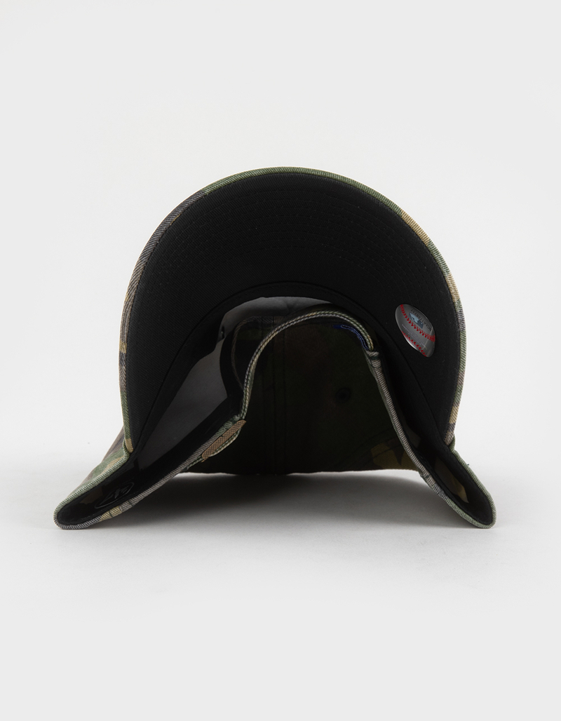 47 BRAND Los Angeles Dodgers '47 Clean Up Camo Strapback Hat image number 3