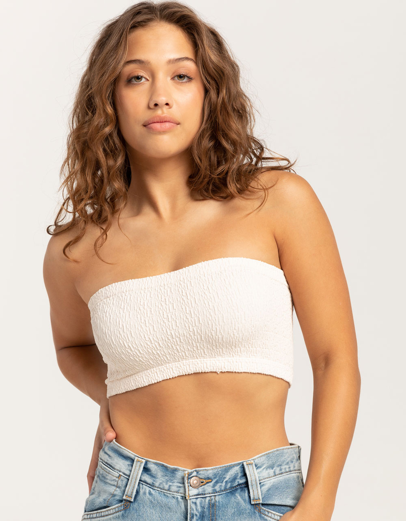 FULL TILT Seamless Textured Womens Bandeau image number 0
