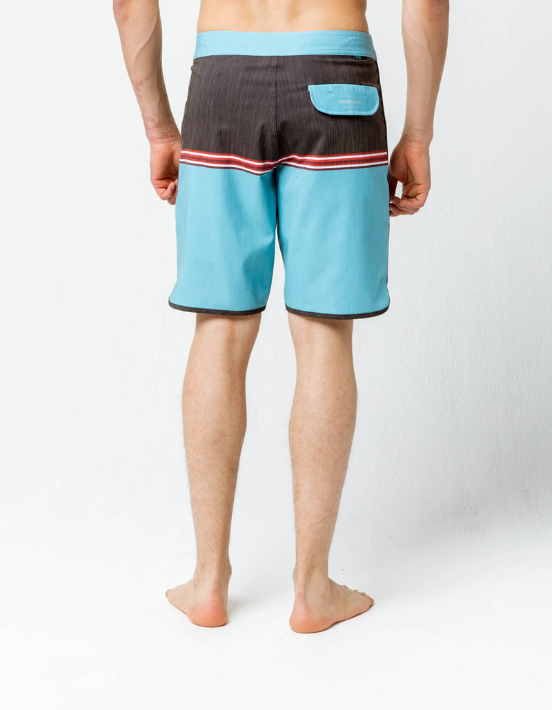 VISSLA Dredges Light Blue Mens Boardshorts image number 4