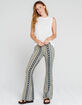 SKY AND SPARROW Paisley Womens Flare Pants image number 1