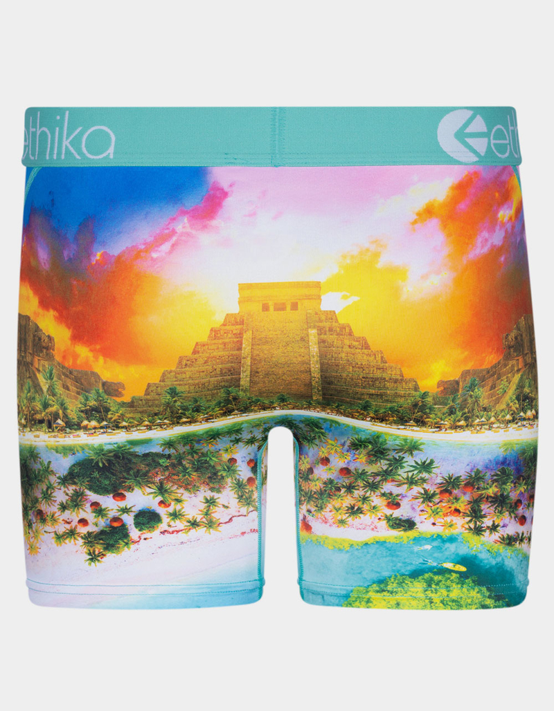 ETHIKA Tulum Temple Mens Mid Boxer Briefs image number 2