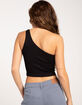 FULL TILT Seamless One Shoulder Womens Tank Top image number 3