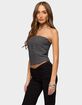 EDIKTED Maryah Paneled Stud Strapless Top image number 2
