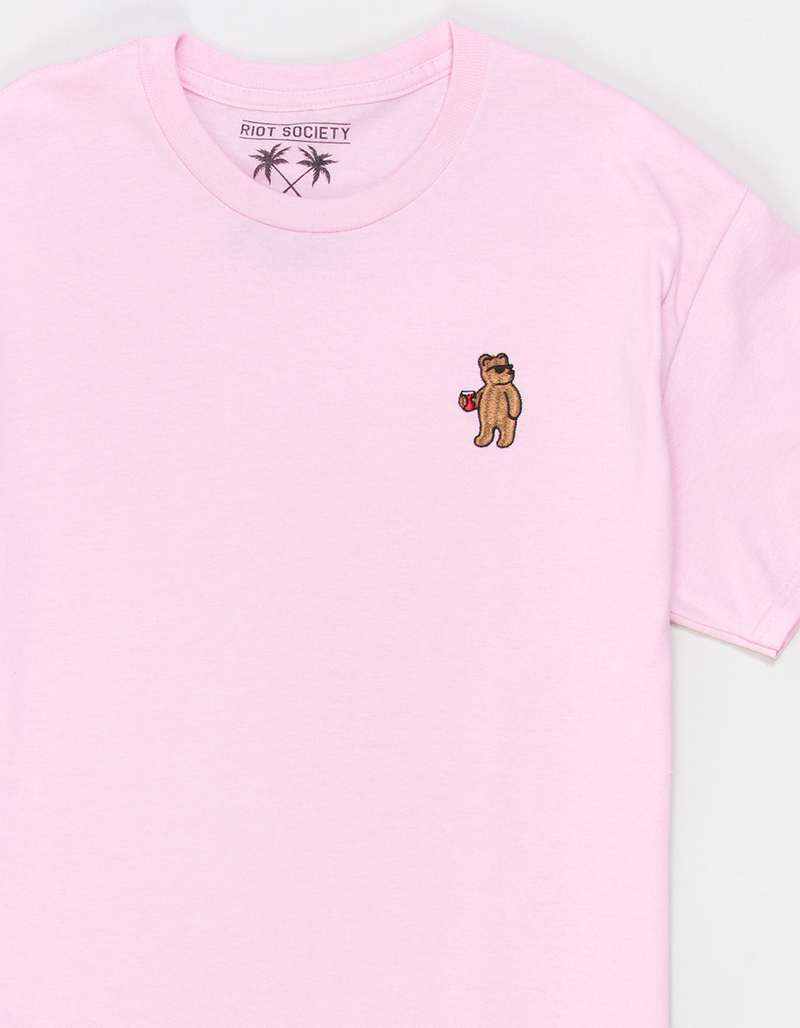 RIOT SOCIETY Bear Embroidered Mens Tee image number 1