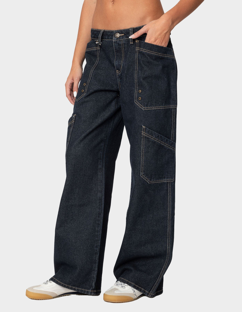 EDIKTED Xana Low Rise Carpenter Jeans image number 2