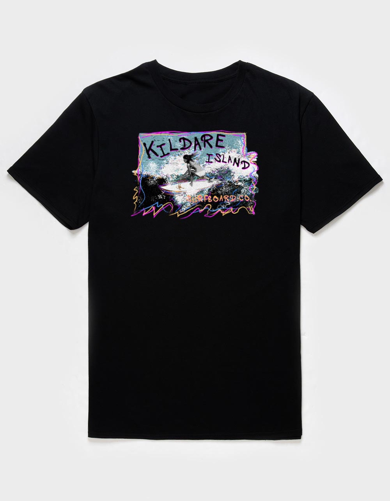 OUTER BANKS Kildare Island Surfing Scribble Unisex Tee image number 0