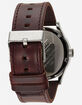 NIXON Sentry Leather Silver & Blue Watch image number 3