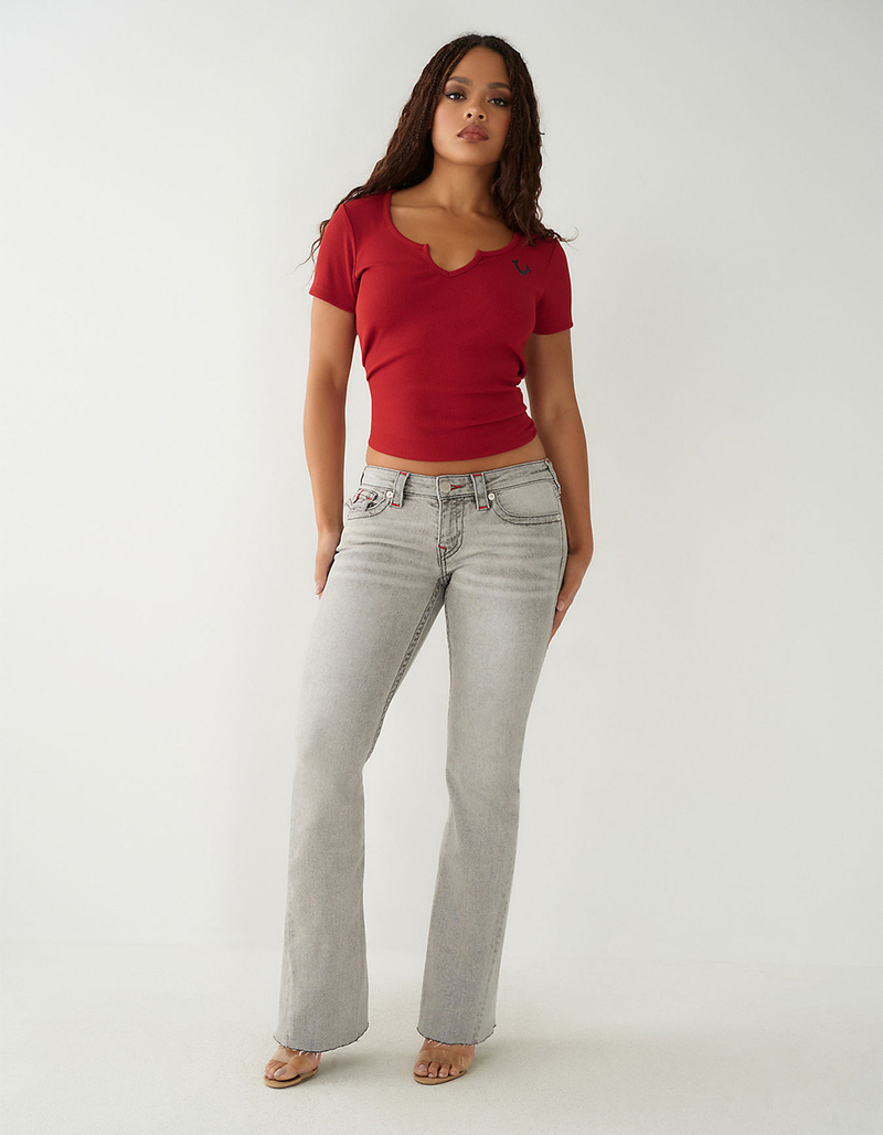 TRUE RELIGION Joey Low Rise Flare Womens Jeans image number 5
