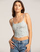 RSQ Womens Print Corset Top image number 1