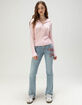 VON DUTCH Low Rise Flap Pocket Womens Bootcut Jeans image number 7