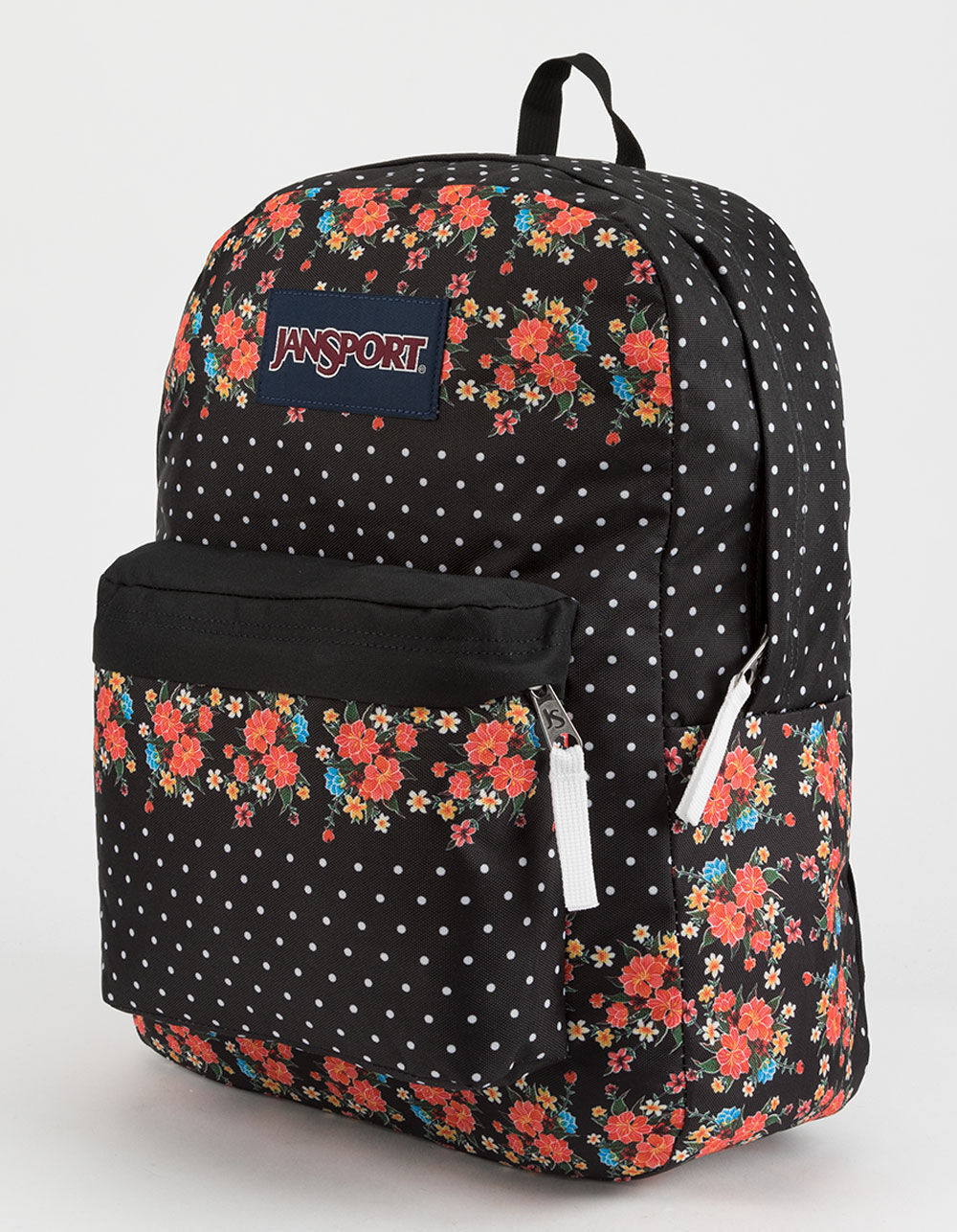 JANSPORT Superbreak Floral Dot Backpack - BLACK - ONESZ | Tillys