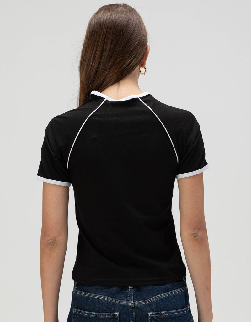 OBEY Diversion Womens Fitted Raglan Tee image number 3