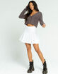 FULL TILT White Tennis Skirt image number 5